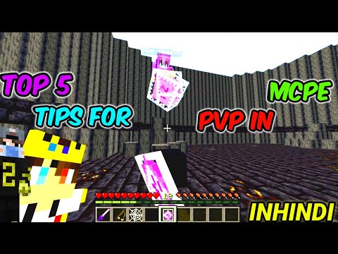 Top 5 tips to become pro in Crystal PvP for MCPE in Hindi