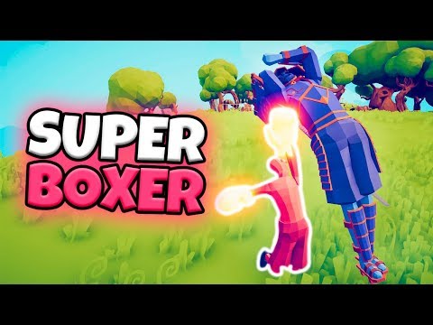 SUPER BOXER 1 VS 1 EVERY UNITS | TABS MODDED GAMEPLAY
