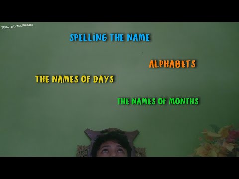 Alphabets, Days, Months | Dewa Tri Panji | NPM 21430045