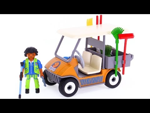 Playmobil Zookeper's Cart reviewed! 6636