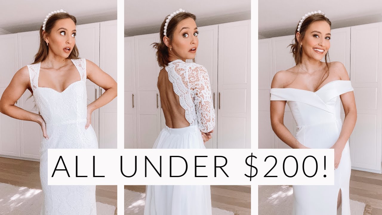 Where to Buy Wedding Dress Under $200