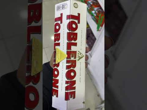 Toblerone white chocolate 🍫 😋 #shorts #viral #chocolate