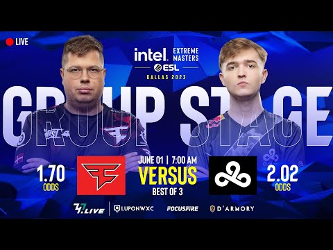 LIVE: FaZe Clan vs Cloud9 [BO3] | IEM Dallas 2023 Group Stage Day 3 [ENG/FIL]
