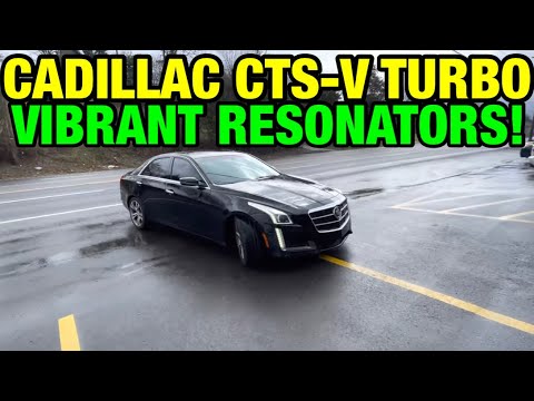 2014 Cadillac CTS-V (V Sport) Turbo Dual Exhaust w/ VIBRANT BOTTLE RESONATORS!