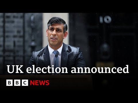 UK Prime Minister Rishi Sunak's full General Election announcement | BBC News