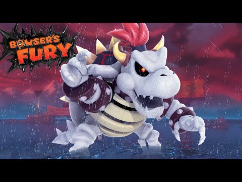 Bowser's Fury - Secret Final Dry Bowser Boss Fight 4K