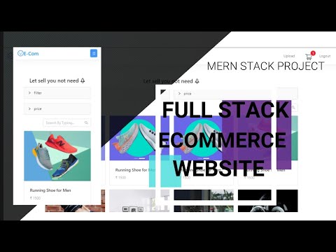 Full Stack E Commerce Website Mern Stack Development Reactmongodbexpressnode Js