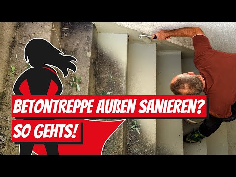 Komplette Anleitung: Betonaußentreppe professionell sanieren | Schritt-für-Schritt Tutorial 2024