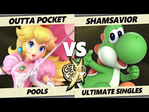 GOML X - OUTTA POCKET OUTTA MIND (Peach) Vs. ShamSavior (Yoshi) Smash Ultimate - SSBU