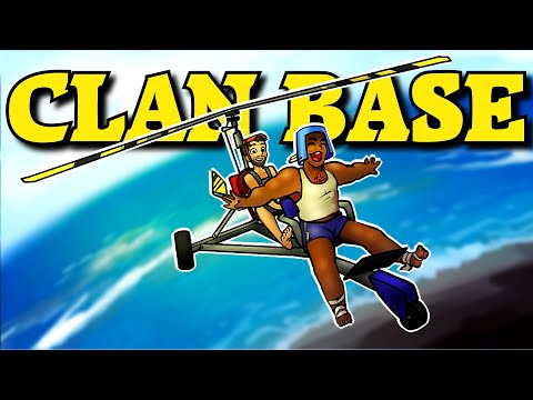 I flew into a HUGE CLAN COMPOUND in Rust