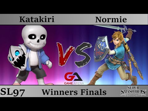 SmashLAN'd 97 - Winners Finals: Katakiri (Sans Mii Gunner) vs SAB | Normie (Link)