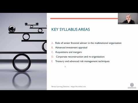 AFM Key Syllabus Areas -  ACCA Advanced Financial Management