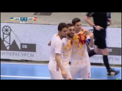 Gol de Rafa Usín (2-2) en el Ucrania - España. Amistoso