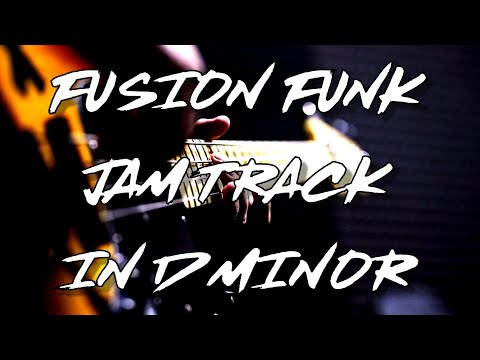 Fusion Funk Jam Track in D Minor 🎸 Guitar Backing Track