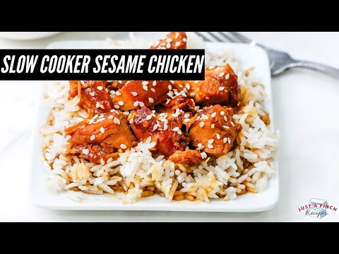 Slow Cooker Sesame Chicken | easy crock pot dinner idea