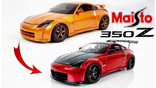 How To Custom and Restore A Nissan 350Z 1/18 Maist