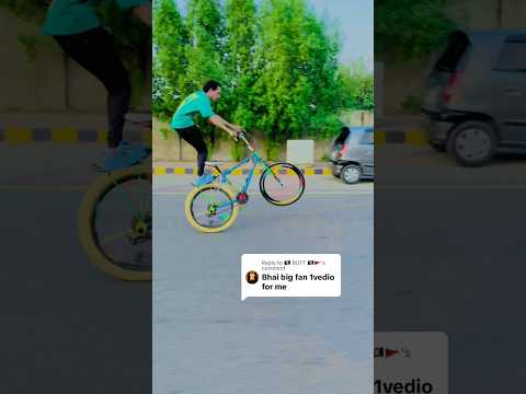 Raza 1 cycle wheeling lahore | it's tiger | #shorts #wheeling