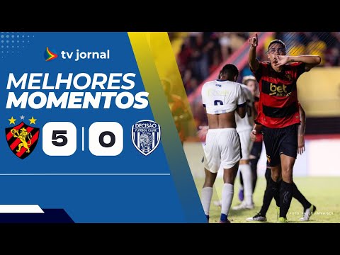 Gols e lances de Sport x Decisão