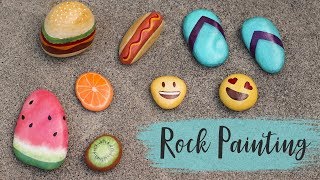 5 Fun Rock Painting Ideas! ☀️ Summer Craft Ide