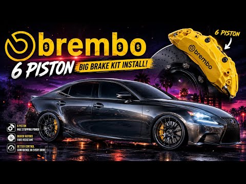 How to Install Brembo Brakes on a 3rd gen Lexus IS EP2