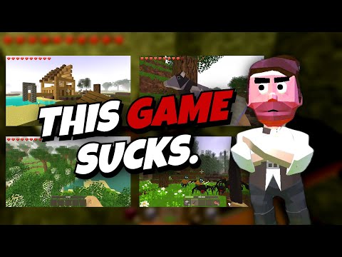 The WORST Minecraft Clone Is Here! - Crafting Block World: Magic Dungeons Adventure Review