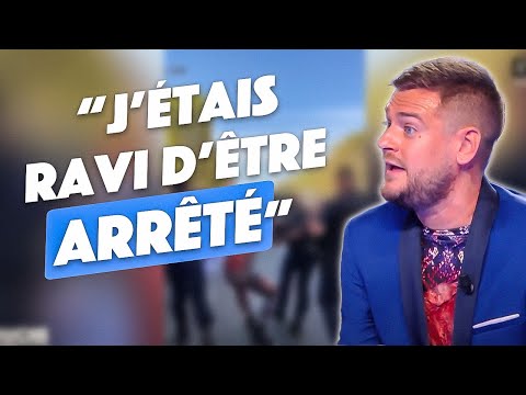 Jeremstar, arrested by police during the Louis Vuitton fashion show