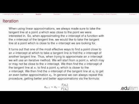 Calculus I - Newton's Method - Full Lesson 50