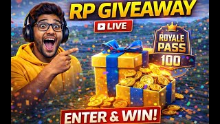 RP Giveaway LIVE 😱🔥 | Free Royale Pass 100 | BGMI Live Now