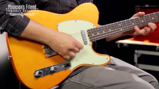 Fender Custom Shop 1960's Journeyman Relic Telecaster Electric Guitar, Faded Candy Tangerine