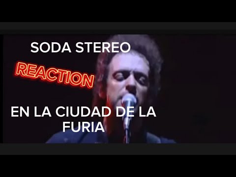 Soda Stereo - En La Ciudad De La Furia (Gira Me Verás Volver) REACTION #sodastereo #singer #guitar