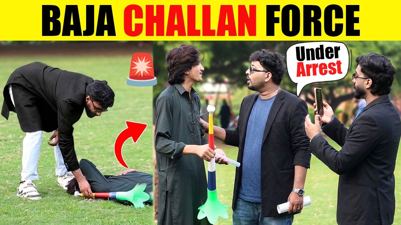 Baja Bajany Ka Challan Hoga Prank 😂 |  Sharik Shah & Iqbal Malik