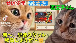 【猫ミーム動画】昭和ファミコン物語　その10 クラスの人気者·若王子くんとスターソルジャーでハイスコア対決！　＃昭和　＃ファミコン　＃猫ミーム　＃猫マニ　＃スターソルジャー　＃キャラバン　＃ハドソン