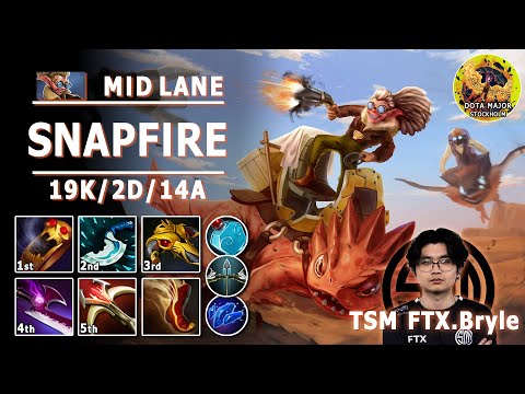 Snapfire Mid Lane | 7.31c | TSM FPX.Bryle Pos 2 Snapfire Play | TSM FTX vs Liquid | Stockholm Major
