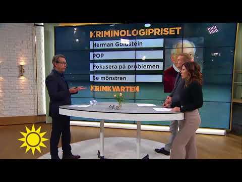 Krimkvarten om kriminologipriset - Nyhetsmorgon (TV4)