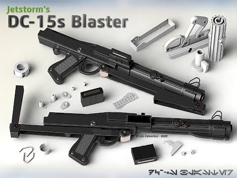 🎬 S.W. DC-15s Blaster Carbine (Movie Realistic)・ STL File for