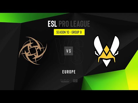 NiP vs Vitality - ESL Pro League Season 10 EU - map2 - de_dust2 [Gromjkee & Eiritel]