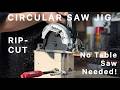How To Make A Rip Cut Jig For Your Circular Saw