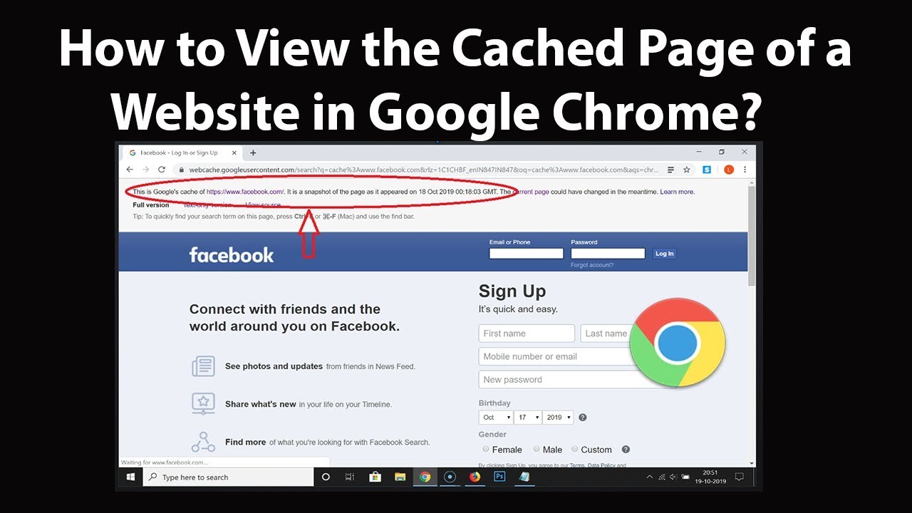 How do you check if a page is being cached? CrossPointe