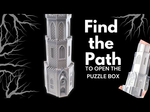 The KEY to Solving the Intricate Maze in the Dracula's Tower Puzzle Box!