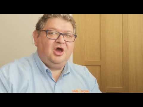 The comrade from UK doing support to the strike of taxi drivers in Barcelona Spain