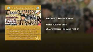 Marco Antonio Solís  · Me Vas A Hacer Llorar  (AUDIO)