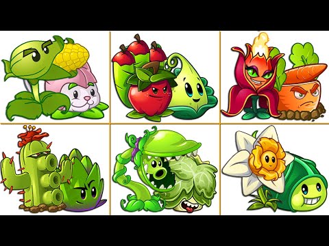 PvZ 2 Random 6 Team Premium Plants Attack Final Boss Fight! - Who Will Win?
