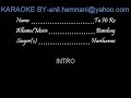 Tu Hi Re Tu Hi Re Karaoke Song With Lyrics