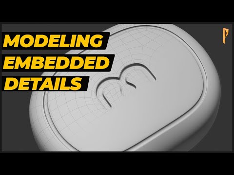 How to Model Embedded Details On Objects