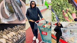 African Farmers Market Shopping in America 🇺🇸  | Labour and Delivery Prep @38weeks pregnant