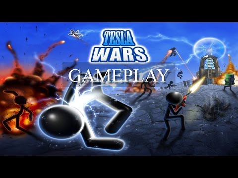 Tesla Wars HD First 21 Levels iOS Gameplay in 10 Minutes