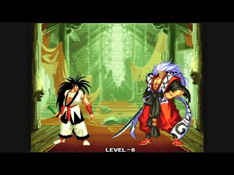 Boss Challenge - Haohmaru vs Amakusa + Zankuro + Genjuro (Hardest AI) - Samurai Shodown IV