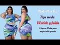 4 Tips En Moda Plus Size Para Mujer Con Enterizo Vestido Y Falda Set Shorts