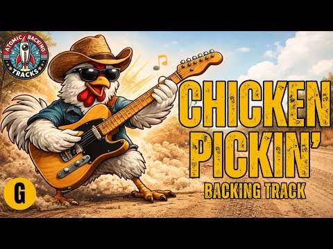 Chicken Pickin’ Backing Track in G (Train Beat) | 135 BPM
