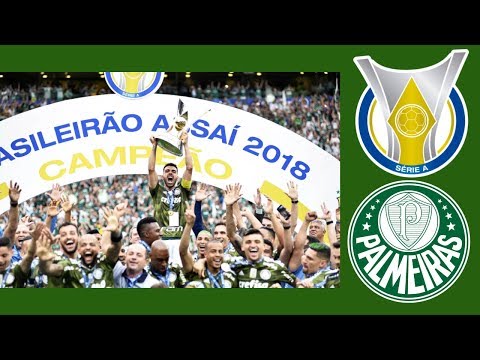 Palmeiras Decacampeão 🏆 Entrega da Taça Brasileirão 2018